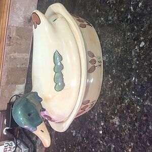 Towle Gailstyn Sutton Mallard Duck Tureen Casserole Covered Bowl